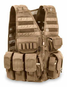 Elite Survival Systems modular tactical vest system. The Payload features magazine pouches.